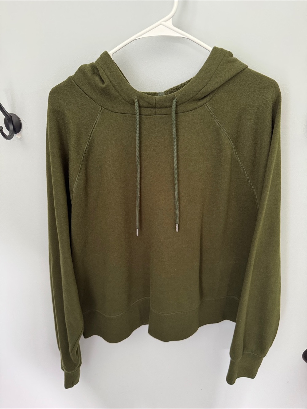 Target Olive Green Women's Hooded Pullover Sweatshirt